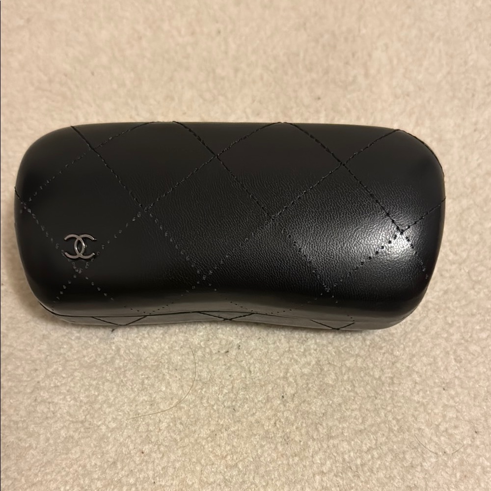 Chanel Black Quilted Sunglasses Case